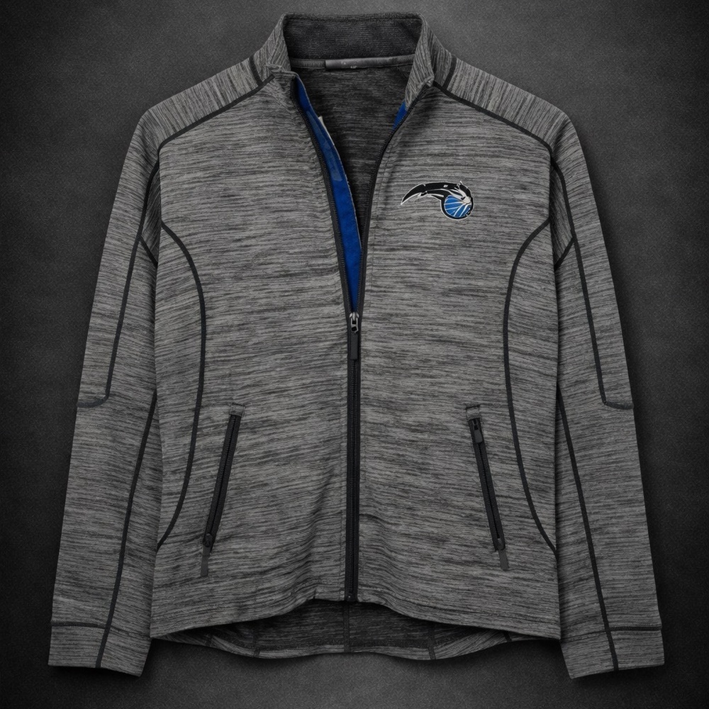 Orlando Magic Antigua Golf Full-Zip Jacket L